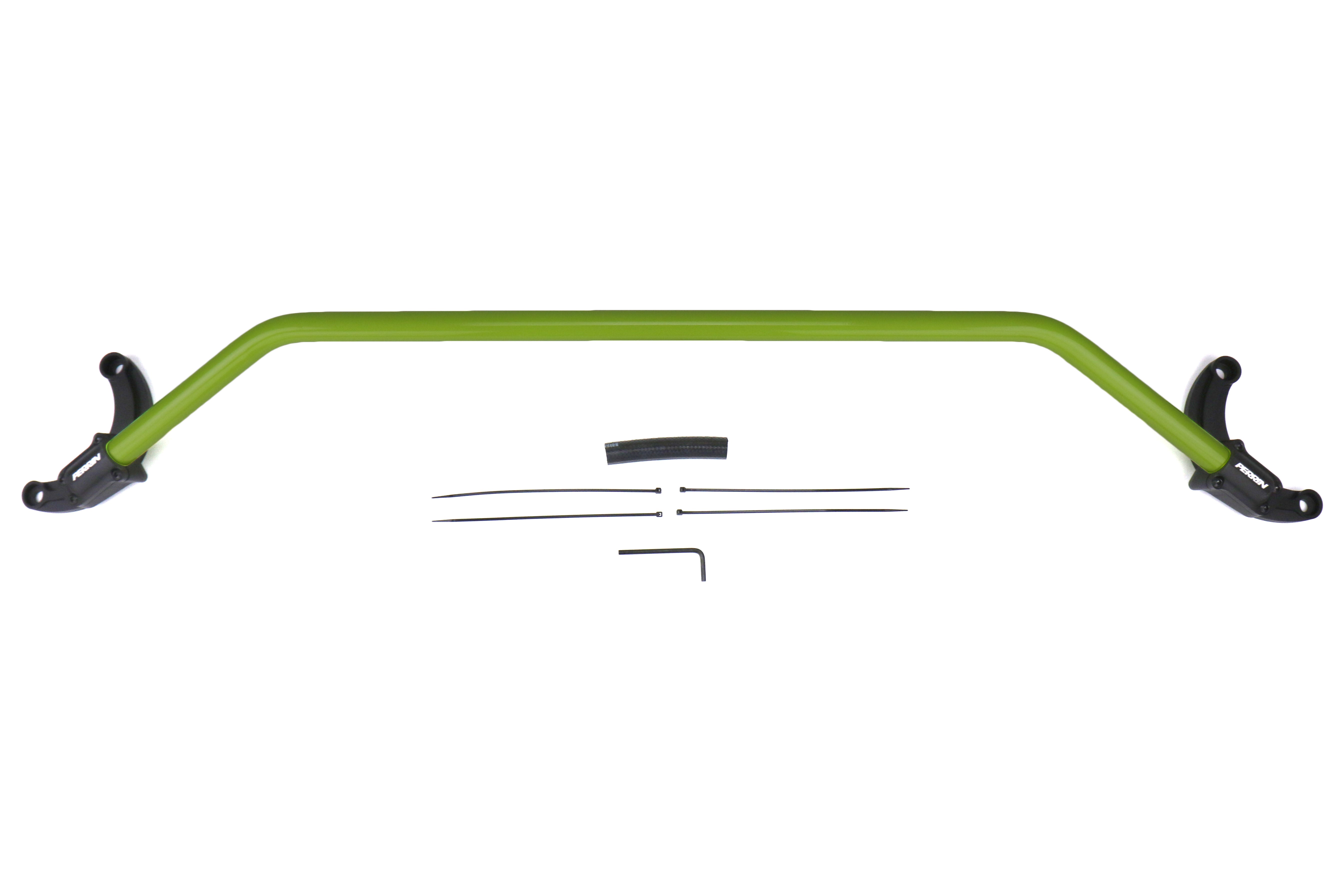 PERRIN Front Strut Tower Brace Neon Yellow - Subaru Models (inc. 2008-2021 WRX / STI)